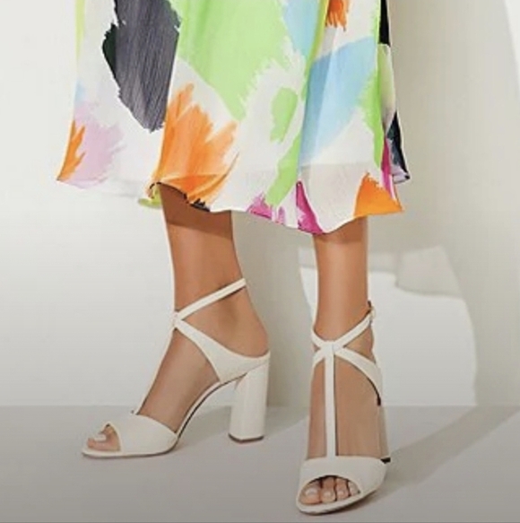 Antonio Melani | Gracennn Leather T-Strap Dress Sandals
